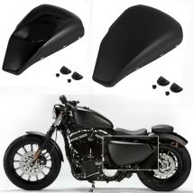 Motorrad glänzend schwarz/mattschwarz links Batterie-Seitenverkleidungsabdeckung für Harley Sportster Iron XL883 XL1200 1200 883 2004–2021