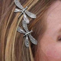 Elegancki Vintage Dragonfly spinki do włosów stroik ślubny ślubne akcesoria do włosów przezroczyste Dragonfly włosów spinka do włosów 1 sztuk