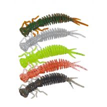 YUCONG Soft Rubber Bait 55-75-100mm Silicone Bass Pike Fishing Wobblers Worm Fishing Lure Artificial Jigging Plastic Bait Pesca