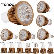 Dimmbare Led-strahler Lampen GU10 MR16 E27 E14 GU 5,3 B22 B15 AC 110V 220V DC 12V lampe für Home Office Licht Super Helle
