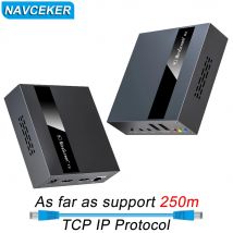 2023 navceker hdmi kvm extender über ip rj45 ethernet netzwerk kvm extender usb hdmi 250m über