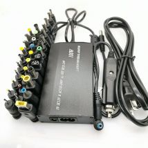 Für Laptop In Car Charger DC Notebook AC Adapter Netzteil 100W Universal Schwarz farbe Tropfen Verschiffen Unterstützung