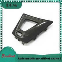 ABS + Real Carbon Fiber Alcantara Getriebe Surround Abdeckung Für BMW F80 M3 F82 F83 M4 14-19 Ersatz Typ Linkslenker Version