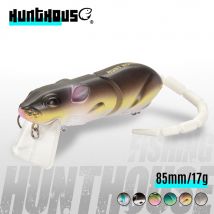 Hunthouse BBZ-1 Ratten-Angelköder, 85 mm, 17 g, mehrteiliger Segment-Schwanz-Mäuseköder zum Angeln auf Barsch, Minnow-Crankbaits LW135