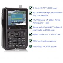Satlink WS6906 3,5 inch LCD DVB-S Digital Satellite Signal Finder Meter DVB S Digital Satellite Full