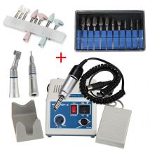 Dental Labor Marathon Elektrische Mikromotor Niedrige Geschwindigkeit Contra Winkel Gerade Handstück 2,35mm Bohrer Bohrer Polieren Kits