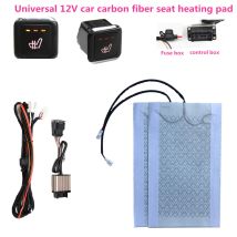 Universal Carbon Fiber Beheizte Sitzheizung 12 V Pads 3 Level Schalter Winter Wärmer Sitzheizung Abdeckungen 12 V