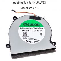 EG50040S1 CG60 S9A Computer Fans For HuaWei Matebook 13 WRT-W19 W29 HN-W19R CPU Cooling Fan Cooler Radiator New SOLHQ23300013000