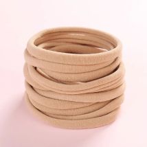 30 teil/los Super Weiche Nicht-Markierung Nylon Stirnbänder Kinder Mädchen kinder DIY stirnband Nude Baby Stirnbänder Mädchen Nylon stirnband