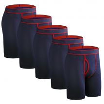 5 stücke Lange Boxer Baumwolle Höschen Männer Unterhosen Fly Offene Unterwäsche männer Calvin Boxershorts Männer Sexy Boxer Shorts Für männer Höschen