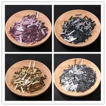 100Pcs/Pack 3*20mm Rechteck Bar Pfeil Spitze Pailletten PVC Pailletten Nähen Hochzeit Handwerk DIY Lentejuelas bekleidungs Zubehör