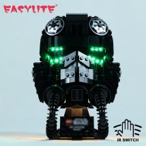 LED-Licht-Set für 75274, Kampfpilotenhelm, Sammlerstück, Bausteine, DIY-Spielzeug, nur Blöcke, Ziegel, Beleuchtungsset, kein Modell