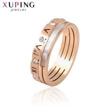 Xuping Edelstahl Ringe Vintage Unisex Europäischen Stil VintagePopular Schmuck Geburtstag Party Geschenk 16264