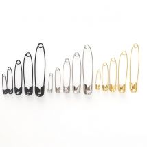 100 stücke 22/28/38/45/54mm Silber Gold Sicherheit Pins DIY Nähen Werkzeuge Zubehör eisen Nadeln Sicherheit Pin Brosche Bekleidung Zubehör