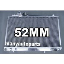 52 millimetri Per TOYOTA SUPRA MK3 MA70; 7M-GTE/U 3.0L MT 1986-1993 Alluminio Del Radiatore