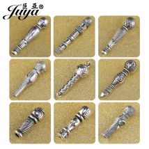 JUYA 20 teile/los Alte Legierung Hohl Lange Stick Form Perlen Dekoration Perlen Armband Anhänger DIY Schmuck, Die Entdeckungen