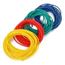 Nuovo 20/50m Solid Core Pole Lenze da pesca elastiche Diametro 1.8-3.2mm Giallo Verde Blu Tubo in lattice Corda di ritenzione Attrezzatura da pesca