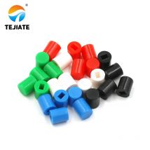 100PCS A06 6x7 Schalter Schlüssel Kappen Anwendbar Auf 8,5x8,5 8x8 7x7 5,8x5,8 Push-taste Takt Schalter Hut Blau/grün/rot/weiß/schwarz