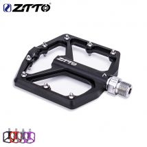 ZTTO MTB Ultralight Smooth Bearings Bike Pedal Flat CNC Aluminum Alloy AM Enduro Road Bicycle Large Area Extend Bolt For Gravel