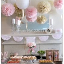 30 teile/los 6 zoll 15cm Seidenpapier Pom Poms Papier Blumen Ball pompom hochzeit Dekoration Geburtstag Dekoration Für Partys