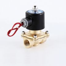 1/2 "normalnie zamknięty mosiężny zawór elektromagnetyczny 24V 12V 220V 110V