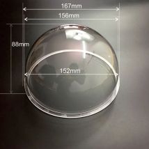 6 zoll Acryl Indoor / Outdoor CCTV Ersatz Klar Kamera Dome Gehäuse Kamera Dome Abdeckung 5 stücke