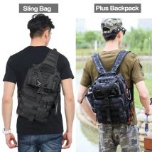 20L Tactical Assault Bag pesca zaino militare a tracolla Molle per escursionismo all'aperto campeggio caccia zaino borsa da viaggio XA1A