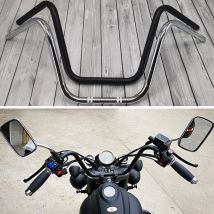 Motorrad Lenker 22mm Super Hohe Motorrad Roller Griff Bars Retro Bike Bobber Chopper Cruiser Dyna Softail Lenkrad