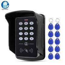OBO Tastiera di controllo accessi autonoma Sistema di tastiera RFID Copertura esterna impermeabile Lettore di schede controller 125KHz 10 telecomandi