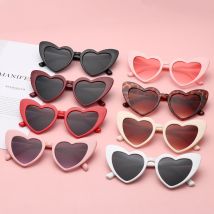 Herz Sonnenbrille Frauen Marke Designer Cat Eye Sonnenbrille Weibliche Retro Liebe Herz Shaped Gläser Damen UV400 Schutz
