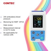 CONTECMED ABPM50 Monitor per la pressione arteriosa 24 ore su 24 Holter ABPM Holter con Software(download online)