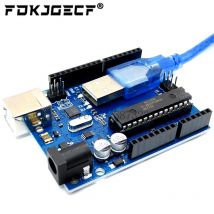 Für UNO R3 Offizielle ATMEGA16U2 + MEGA328P Chip Für Arduino UNO R3 Entwicklung board + USB KABEL