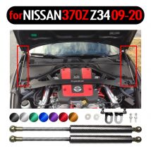 Per Nissan 370Z Fairlady Z Z34 2009-2020 per cofano anteriore cofano in alluminio originale modifica ammortizzatori a Gas ammortizzatore in fibra di carbonio