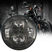 5.75 inch Led Headlight With High/Low Beam DRL For Honda Yamaha Harley Dyna Sportster Softail FXST, FXSTB, FXSTC 5 3/4"Headlamp.