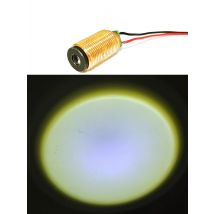 Wysokiej jakości powlekany film fluorescencyjny do transmisji, białe akcesoria laserowe, średnica 4 mm, grubość 0,6 mm, akcesoria i rysunki.