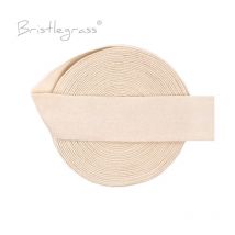BRISTLEGRASS 2 5 10 50 100 Yard 3/4 "20mm Solid FOE Matte FOE Spandex Band Hair Tie fascia Dress Underwear cucito Trim