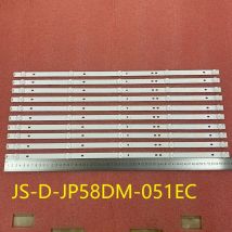 10 teile/satz LED bar 5LED für TD SYSTEMS K58DLJ10US polaroid 58 tvled584k01 JS-D-JP58DM-051EC(81225) E58DM100 3030-5S1P