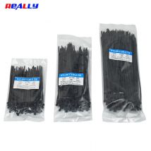 300 Stück/100 Stück Schwarz-Weiße Selbstsichernde Nylon-Kabelbinder Kunststoff-Kabelbinder für Innen- und Außenbereich Mehrzweck 3x100 3x150 4x200
