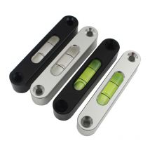 HACCURY Mini bar metall ebene Hohe präzision lange streifen horizontale blase Geist Nivellierung Herrscher 50x10x10mm