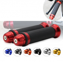 1 paio 7/8 ''impugnature antiscivolo per moto manopole per manubrio a mano manopole per manubrio in gomma per bicicletta mountain bike manopole per manubrio