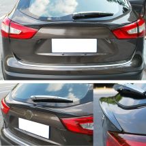 Für Nissan Qashqai Dualis J11 2014 2015 2016 2017 Hinten Tür Trimmen Hinteren Auto Stamm Spoiler Abdeckung Aufkleber Flügel Styling auto Styling