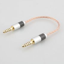 Audiocrast HIFI Single Crystal Copper 4.4mm Balanced Male to 4.4mm Balanced Male Audio Adapter Cable 4.4 Male to Male Adapter