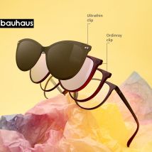 X3173 Polarisierte Magnet Clip Auf Sonnenbrille Frauen Retro Cat Eye Rezept Sonnenbrille Für Frauen UV400 Myopie Optische Brillen