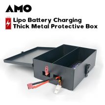 RC Cars Parts Model ship aircraft Lithium Nickel Battery Fireproof Explosion-proof Metal Box Safe Storage Protection boxes
