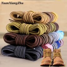 1 paio di lacci per scarpe a doppio colore a righe lacci per scarpe rotondi in cotone stivali da esterno e scarpe da ginnastica lacci 18 colori 70CM 90CM 120CM 150CM
