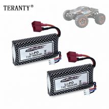 1-5Pcs Original 7,4 v Batterie Für 9125 Fernbedienung Rc Auto Ersatzteile 7,4 v 1600mah lipo Batterie XLH 9125 batterie 1600mah 7,4 V