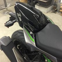 Motorrad Sitz Abdeckung Gugel Verkleidung Hinten Passagier Sozius Für Kawasaki Z H2 SE Z-H2 KLF ZR1000 2020 2021 ZH2 Zubehör schwarz