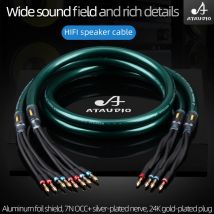 HIFI OCC lautsprecher kabel HiFi zwei-draht split banana wichtigsten lautsprecher kabel reinem