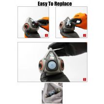 5-10pcs 6889/6893 Replaceable Inhale Exhale Valves Silica Gel For 6200/7502 Dust Mask Chemical Respirator Painting Spraying