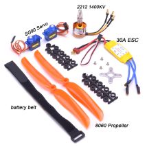 A2212 2212 1400KV / 2200KV Bürstenloser Motor 30A ESC Motor SG90 9G Micro Servo 8060 Propeller für RC Starrflügelflugzeug Hubschrauber